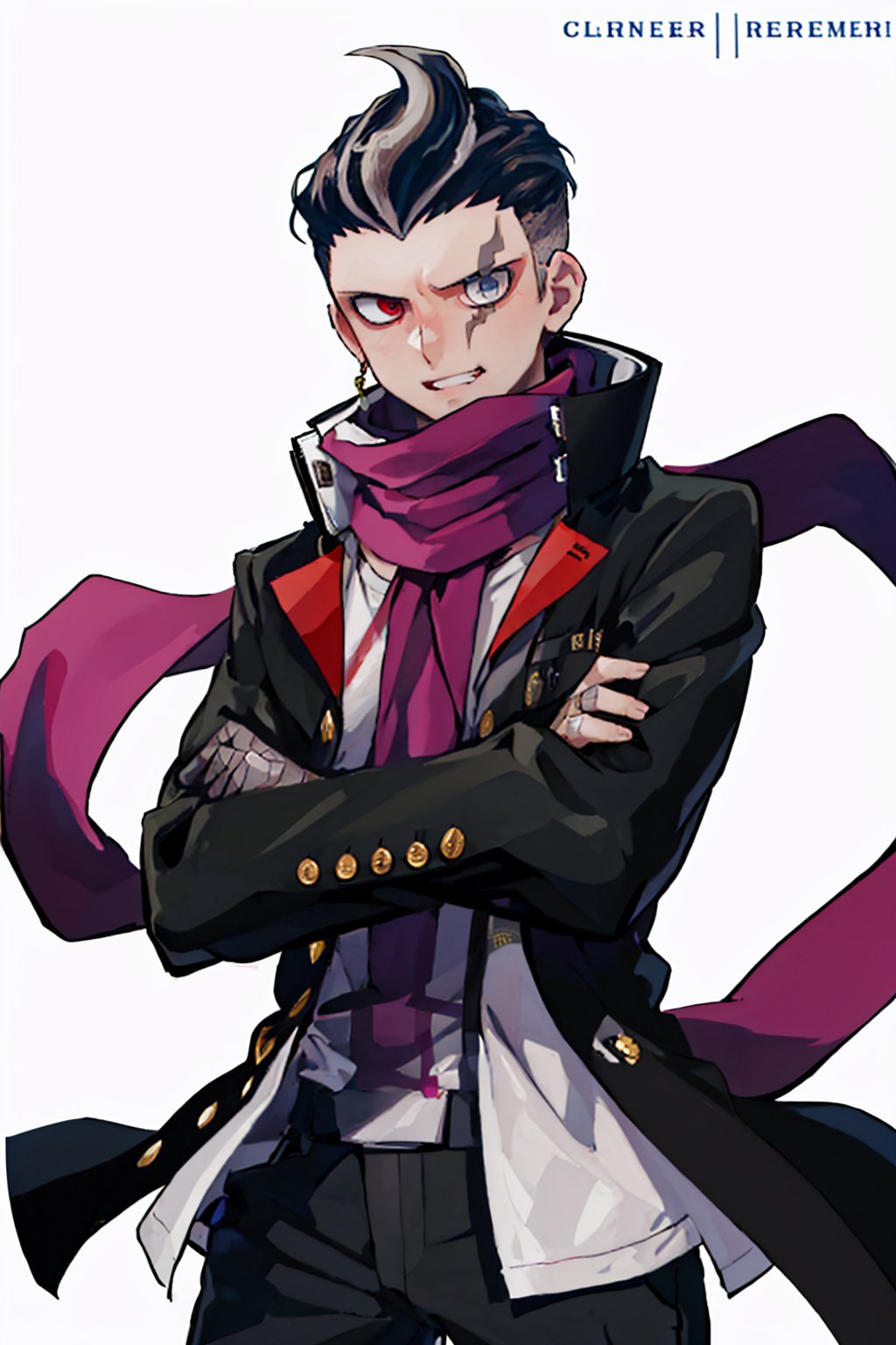 00042-196388669-(masterpiece, best quality_1.2), , cowboy shot, solo, male focus, 1boy, tanaka gundham, clenched teeth, crossed arms, heterochro.jpg